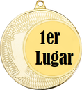 Medalla zamac 7cm con inserto aluminio impreso