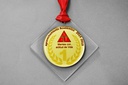 Medalla acrílico impresa